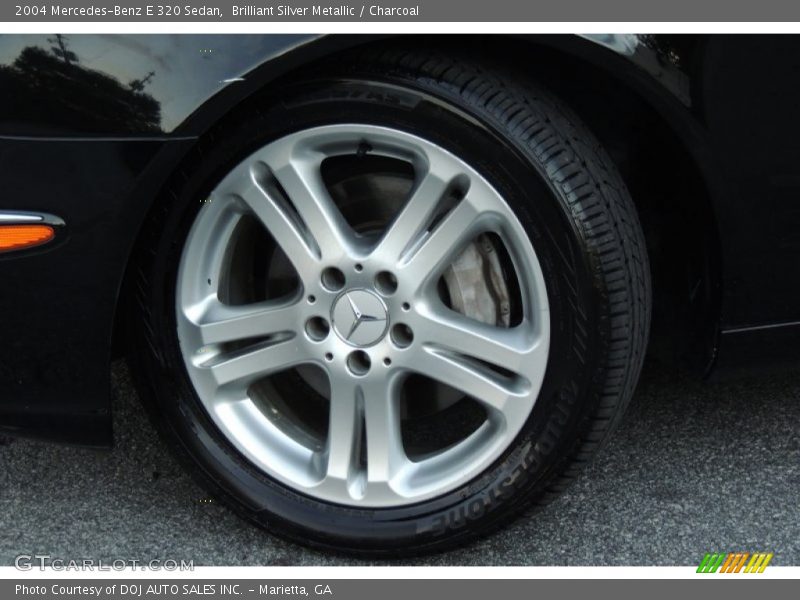 Brilliant Silver Metallic / Charcoal 2004 Mercedes-Benz E 320 Sedan