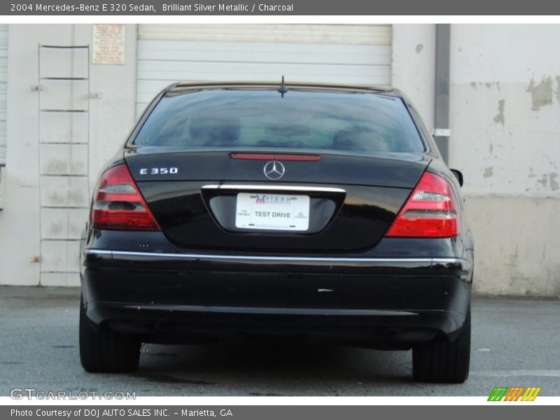Brilliant Silver Metallic / Charcoal 2004 Mercedes-Benz E 320 Sedan