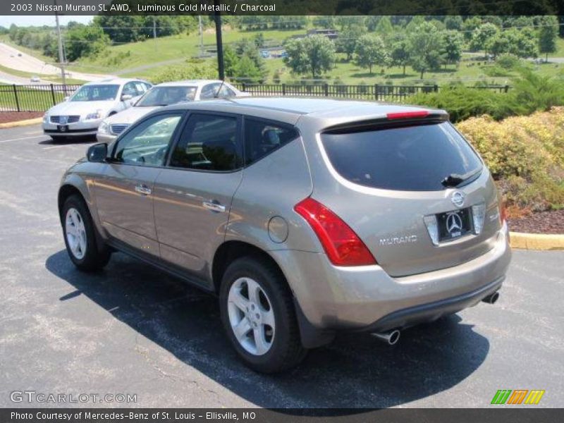 Luminous Gold Metallic / Charcoal 2003 Nissan Murano SL AWD