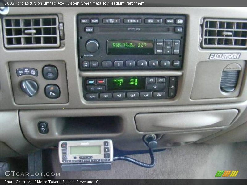 Aspen Green Metallic / Medium Parchment 2003 Ford Excursion Limited 4x4