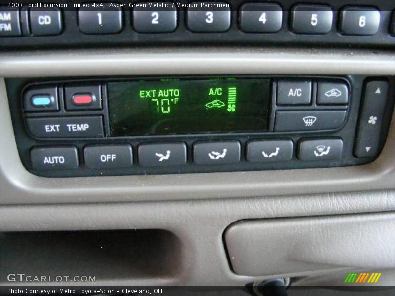 Aspen Green Metallic / Medium Parchment 2003 Ford Excursion Limited 4x4