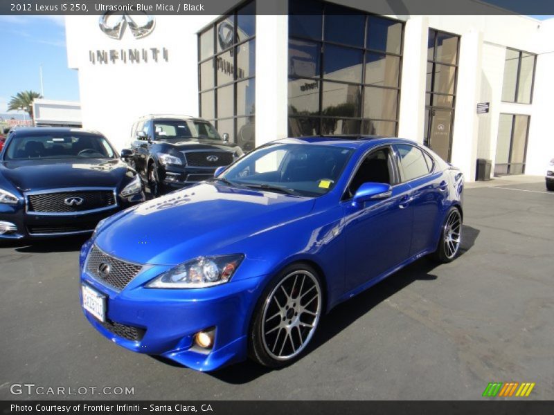 Ultrasonic Blue Mica / Black 2012 Lexus IS 250