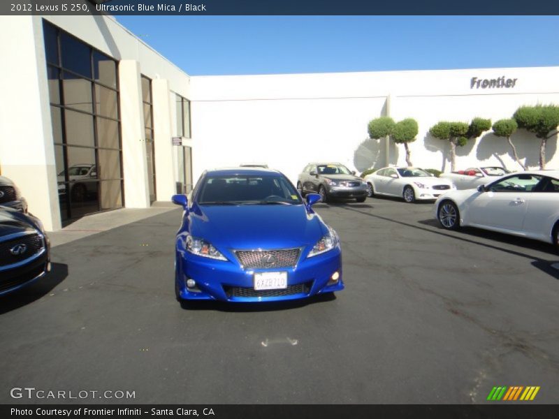 Ultrasonic Blue Mica / Black 2012 Lexus IS 250