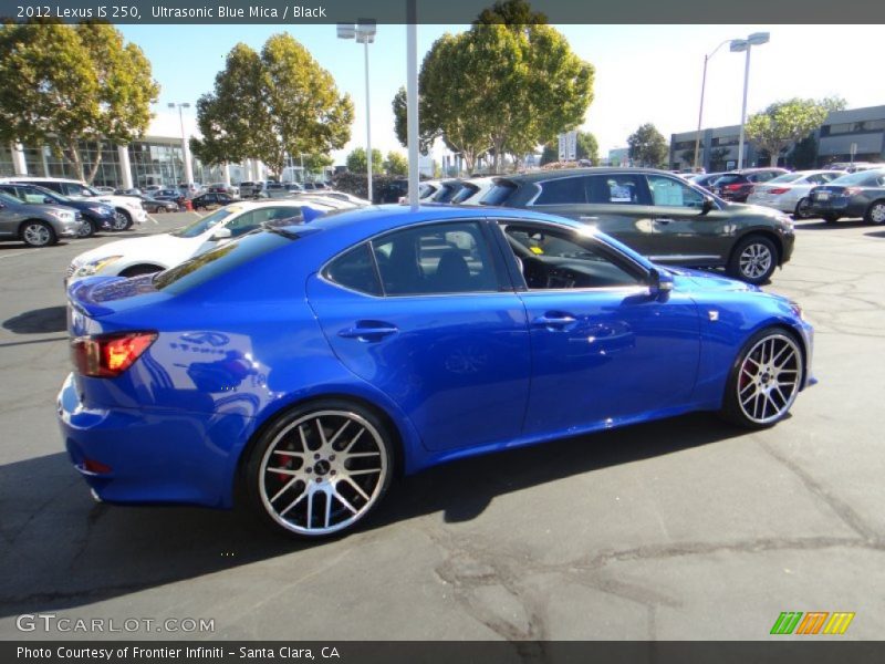 Ultrasonic Blue Mica / Black 2012 Lexus IS 250