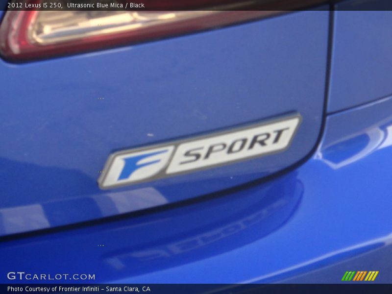 Ultrasonic Blue Mica / Black 2012 Lexus IS 250