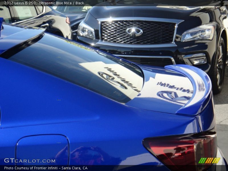 Ultrasonic Blue Mica / Black 2012 Lexus IS 250