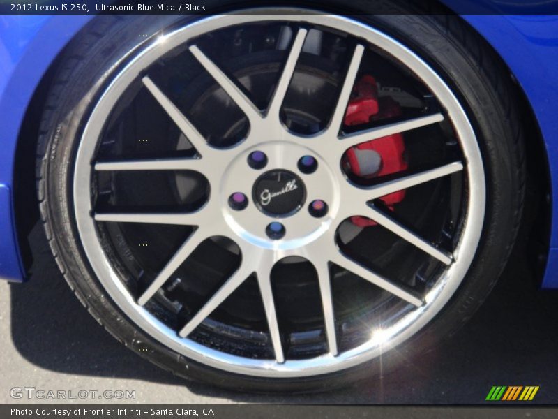 Ultrasonic Blue Mica / Black 2012 Lexus IS 250