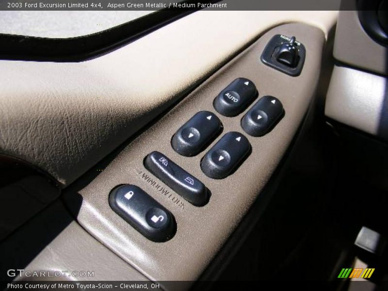 Aspen Green Metallic / Medium Parchment 2003 Ford Excursion Limited 4x4