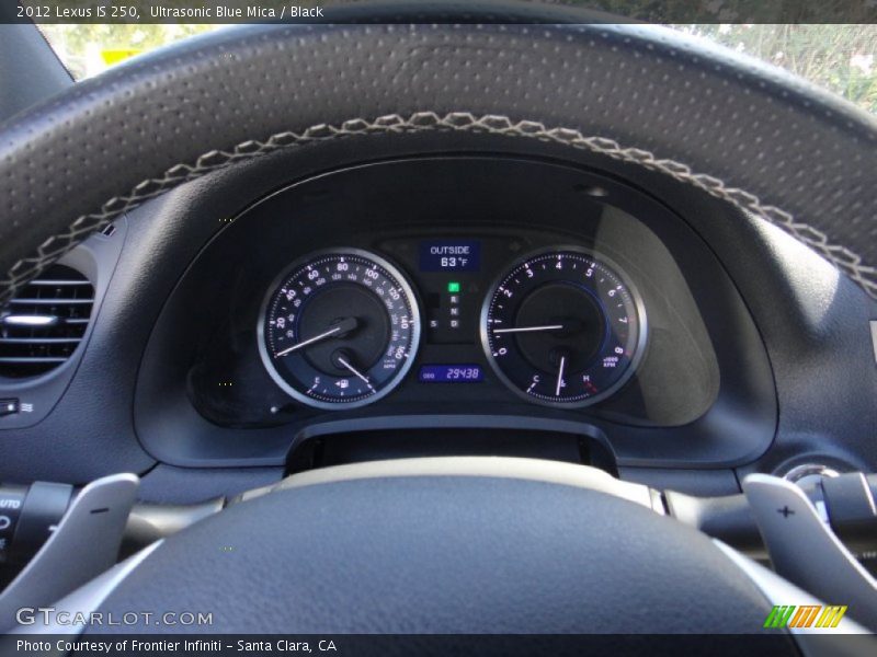 Ultrasonic Blue Mica / Black 2012 Lexus IS 250