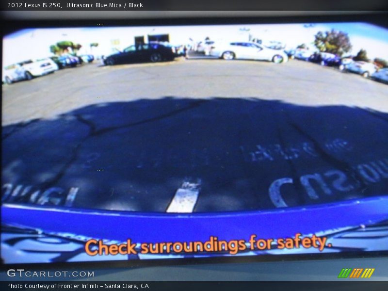 Ultrasonic Blue Mica / Black 2012 Lexus IS 250