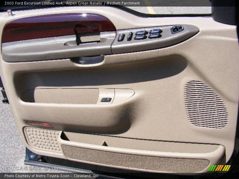Aspen Green Metallic / Medium Parchment 2003 Ford Excursion Limited 4x4