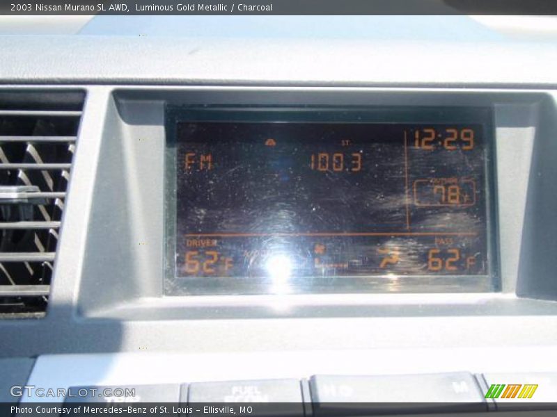 Luminous Gold Metallic / Charcoal 2003 Nissan Murano SL AWD