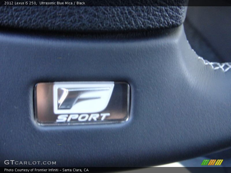 Ultrasonic Blue Mica / Black 2012 Lexus IS 250