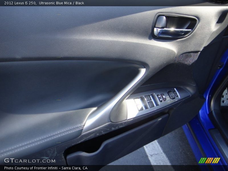 Ultrasonic Blue Mica / Black 2012 Lexus IS 250