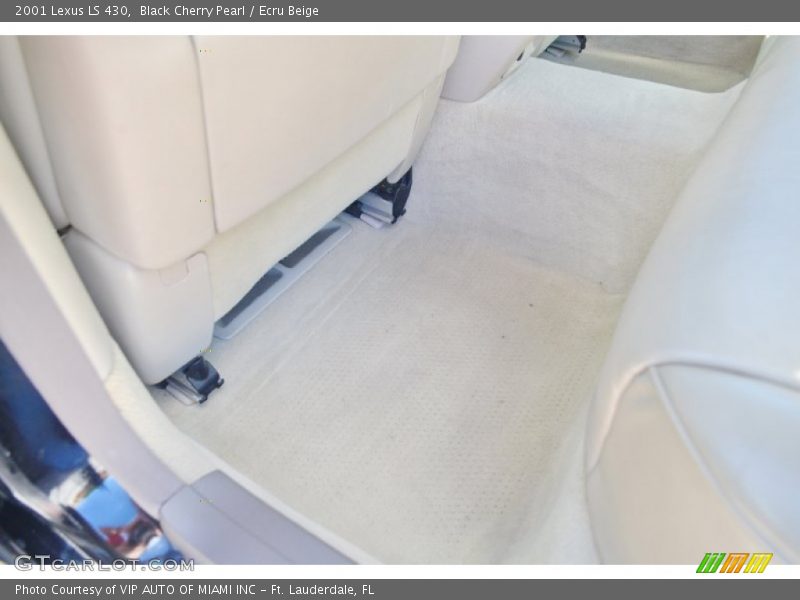 Black Cherry Pearl / Ecru Beige 2001 Lexus LS 430