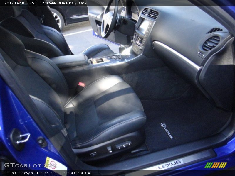 Ultrasonic Blue Mica / Black 2012 Lexus IS 250