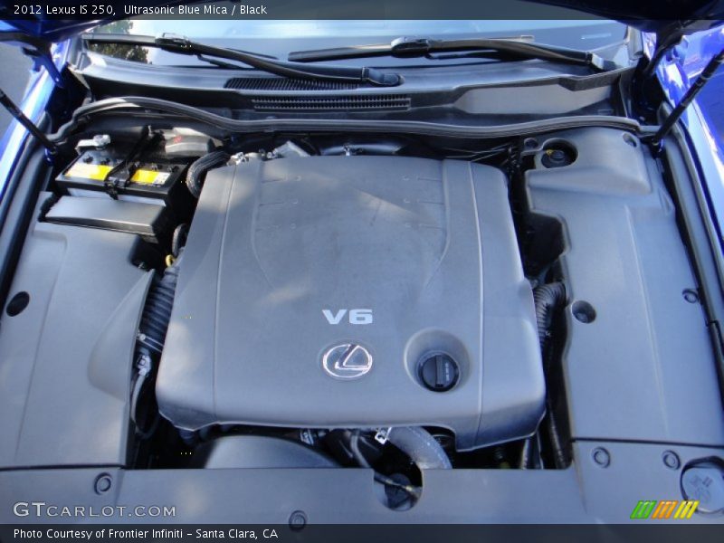 Ultrasonic Blue Mica / Black 2012 Lexus IS 250