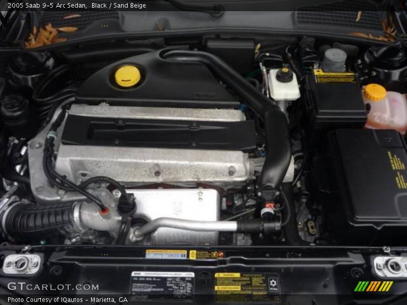 Black / Sand Beige 2005 Saab 9-5 Arc Sedan