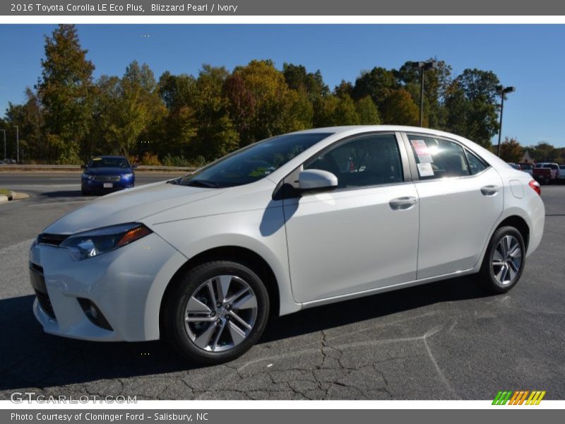 Blizzard Pearl / Ivory 2016 Toyota Corolla LE Eco Plus