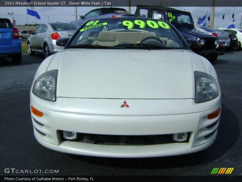 Dover White Pearl / Tan 2001 Mitsubishi Eclipse Spyder GT