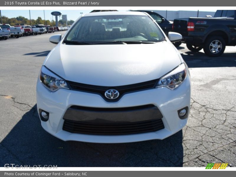 Blizzard Pearl / Ivory 2016 Toyota Corolla LE Eco Plus