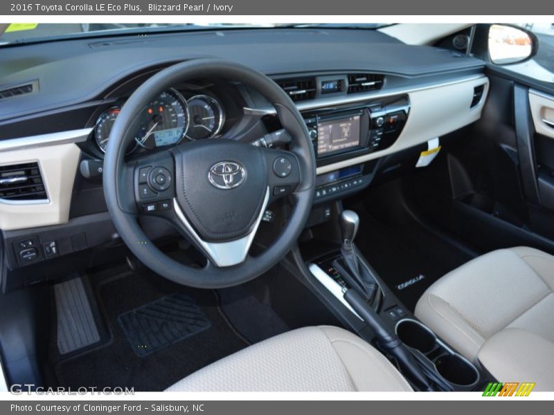 Blizzard Pearl / Ivory 2016 Toyota Corolla LE Eco Plus