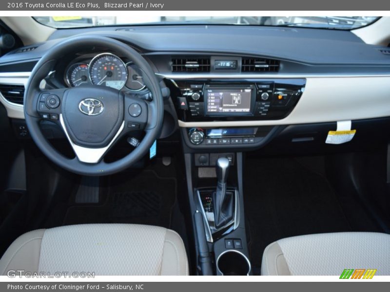 Blizzard Pearl / Ivory 2016 Toyota Corolla LE Eco Plus
