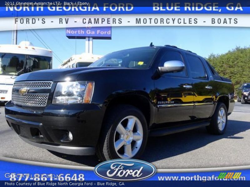 Black / Ebony 2011 Chevrolet Avalanche LTZ