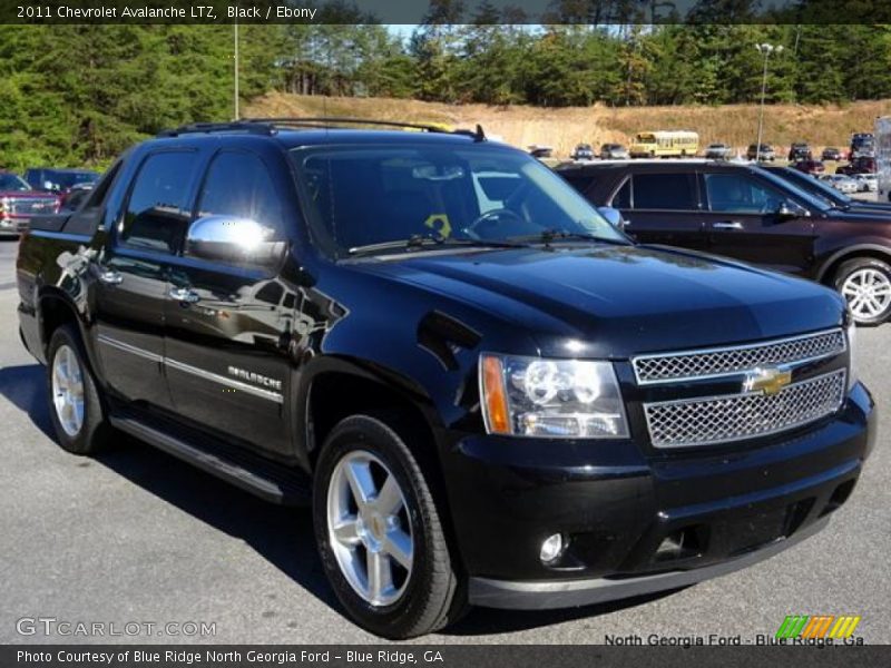 Black / Ebony 2011 Chevrolet Avalanche LTZ