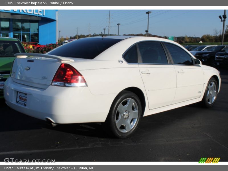 White / Ebony 2009 Chevrolet Impala SS