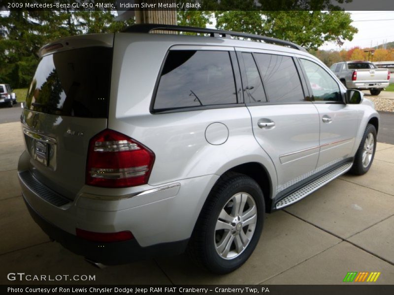 Iridium Silver Metallic / Black 2009 Mercedes-Benz GL 450 4Matic