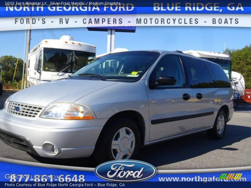 Silver Frost Metallic / Medium Graphite 2003 Ford Windstar LX