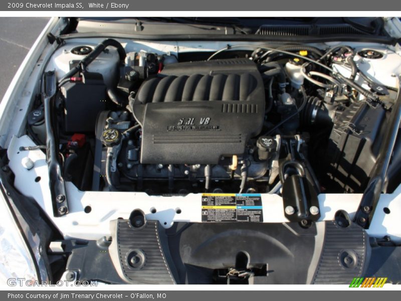 White / Ebony 2009 Chevrolet Impala SS