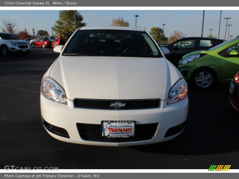 White / Ebony 2009 Chevrolet Impala SS