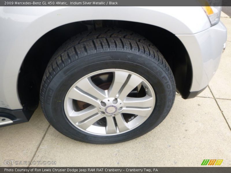 Iridium Silver Metallic / Black 2009 Mercedes-Benz GL 450 4Matic