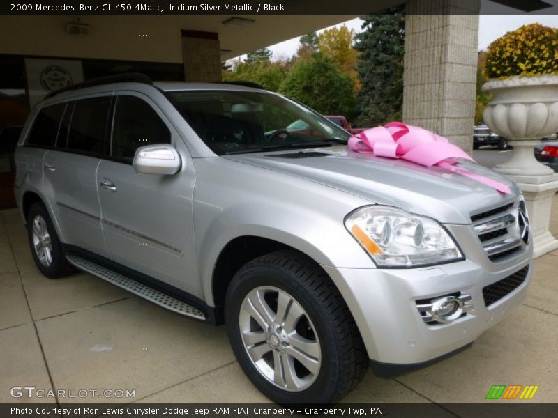 Iridium Silver Metallic / Black 2009 Mercedes-Benz GL 450 4Matic