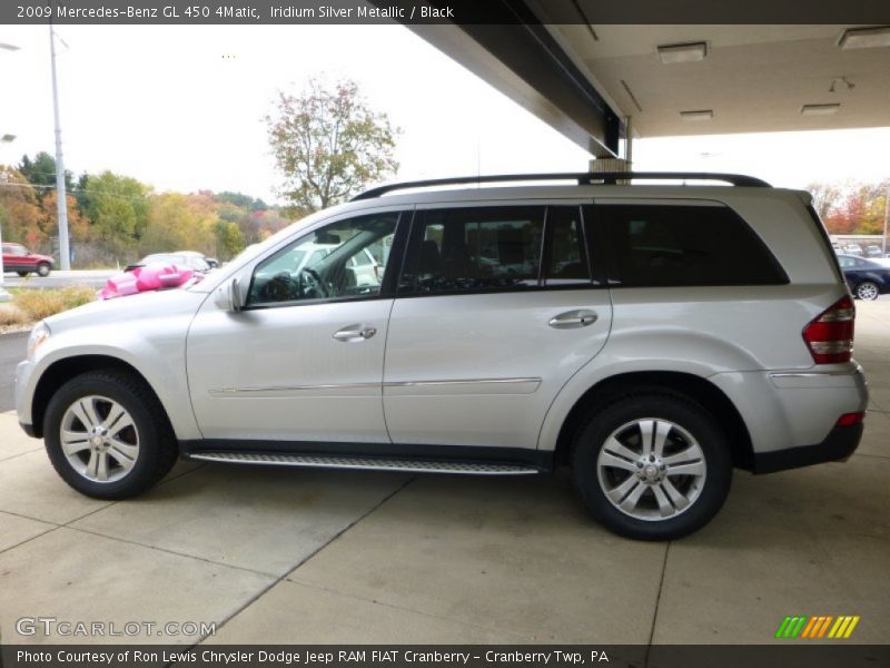 Iridium Silver Metallic / Black 2009 Mercedes-Benz GL 450 4Matic