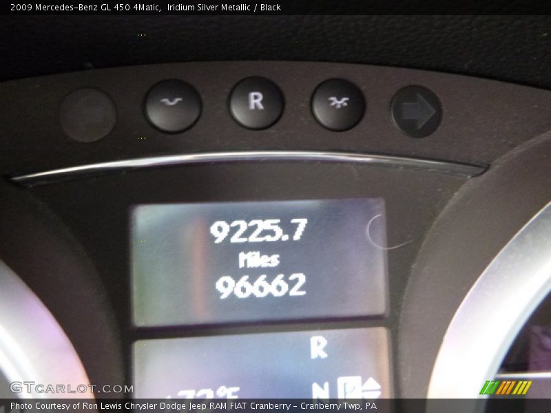 Iridium Silver Metallic / Black 2009 Mercedes-Benz GL 450 4Matic
