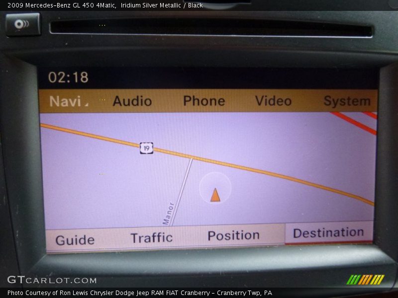 Iridium Silver Metallic / Black 2009 Mercedes-Benz GL 450 4Matic