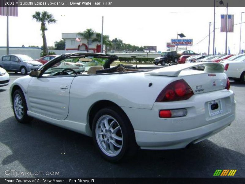 Dover White Pearl / Tan 2001 Mitsubishi Eclipse Spyder GT