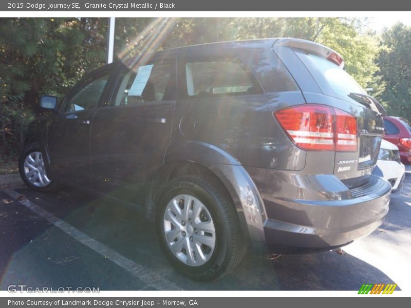 Granite Crystal Metallic / Black 2015 Dodge Journey SE