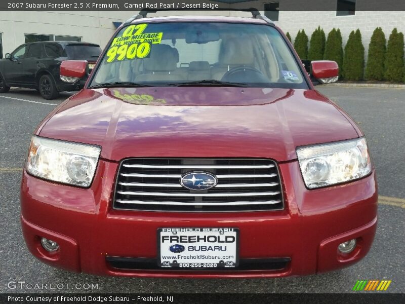 Garnet Red Pearl / Desert Beige 2007 Subaru Forester 2.5 X Premium