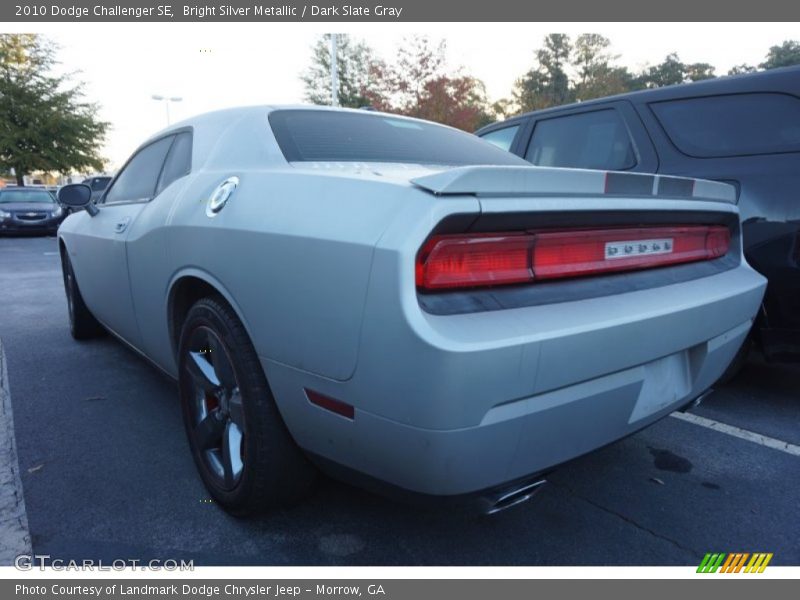 Bright Silver Metallic / Dark Slate Gray 2010 Dodge Challenger SE