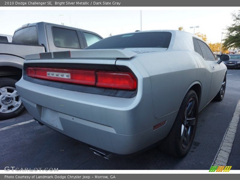 Bright Silver Metallic / Dark Slate Gray 2010 Dodge Challenger SE