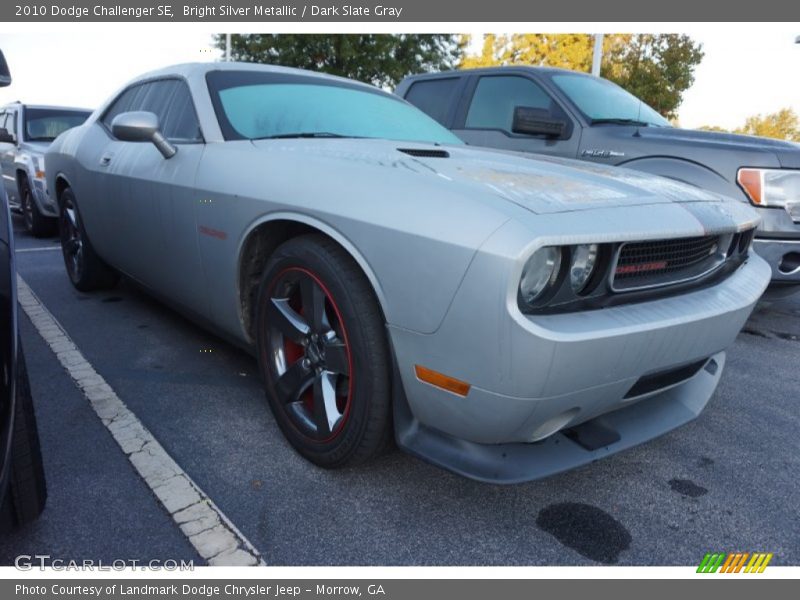 Bright Silver Metallic / Dark Slate Gray 2010 Dodge Challenger SE