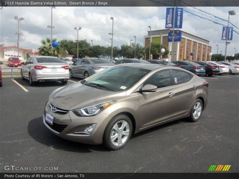 Desert Bronze / Beige 2016 Hyundai Elantra Value Edition