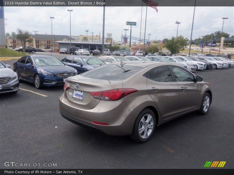 Desert Bronze / Beige 2016 Hyundai Elantra Value Edition