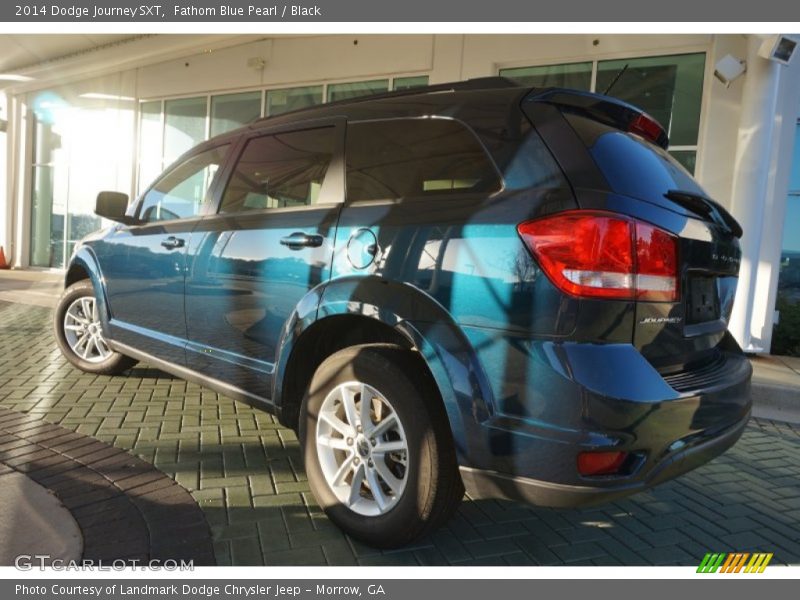 Fathom Blue Pearl / Black 2014 Dodge Journey SXT