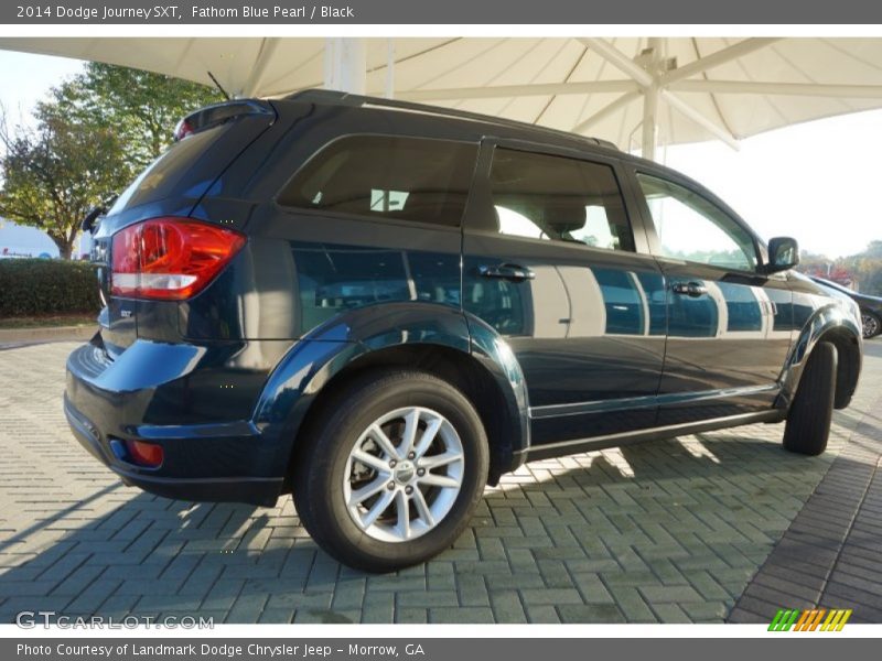 Fathom Blue Pearl / Black 2014 Dodge Journey SXT