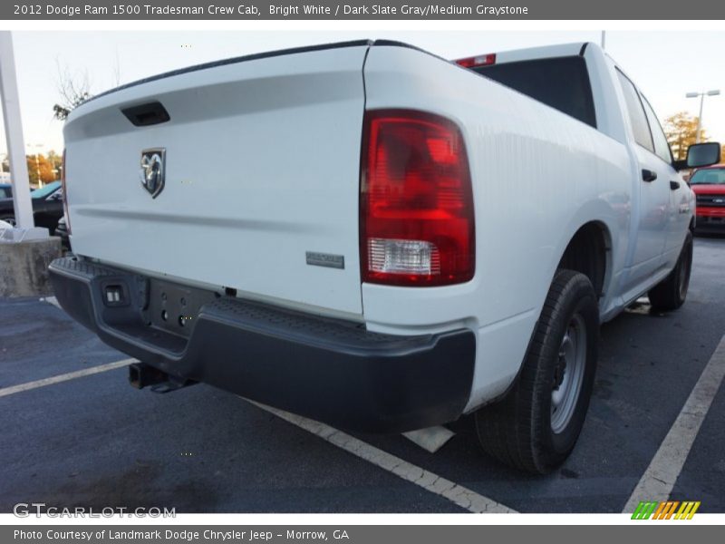 Bright White / Dark Slate Gray/Medium Graystone 2012 Dodge Ram 1500 Tradesman Crew Cab